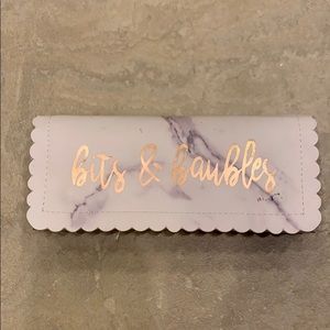 Marble & Rose Gold Jewelry Organizer
